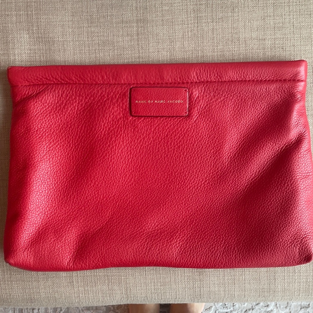Marc by Marc Jacobs leather clutch